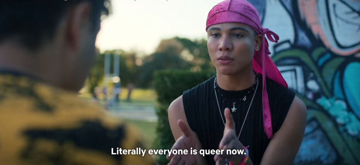 Darren saying "Literally everyone is queer now."
